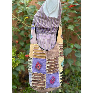 Boho Patch Work Cross Body Women’s Hippie Hobo Bag